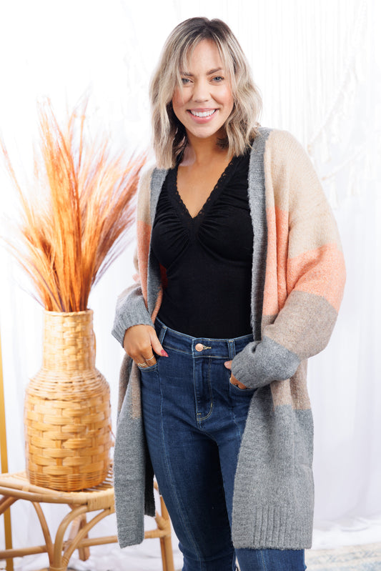 The Perfect Sunrise - Sweater Cardigan